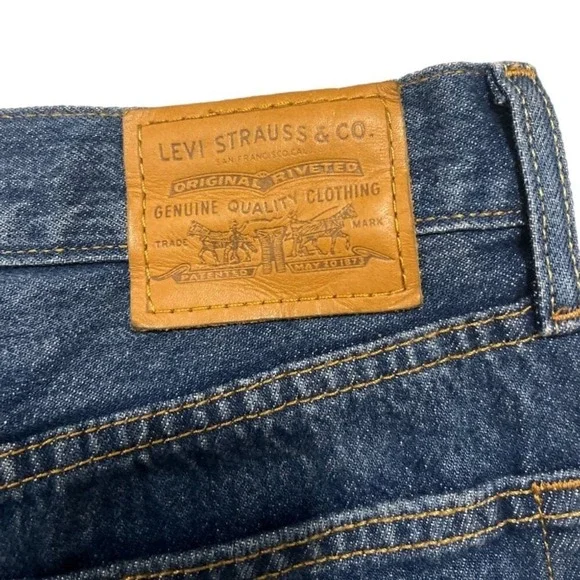 Levi's Vintage Premium Denim Deconstructed Two-Tone Raw Hem‎ Jeans, Size 24 - Picture 5 of 10